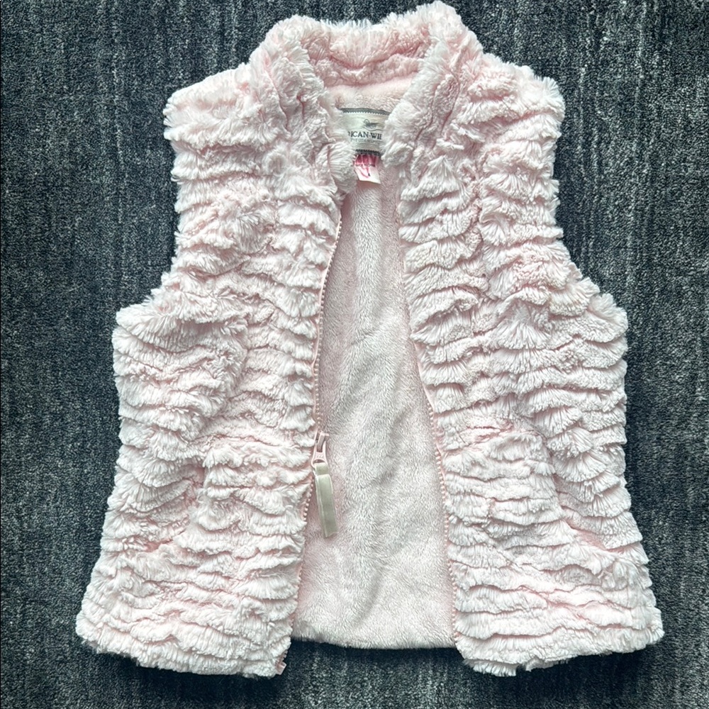 Pink Fuzzy Vest